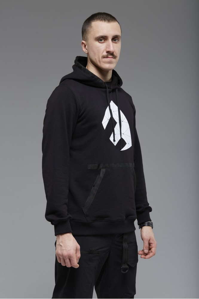 HOODIE WINDSTORM TL 04LOS SS22 BLACK